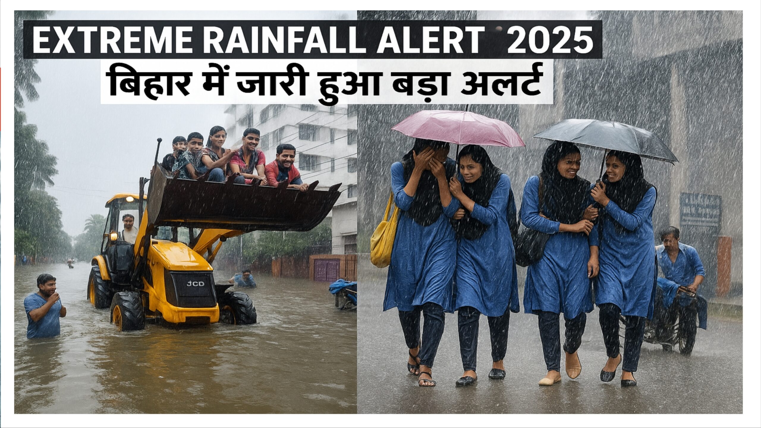 Bihar Extreme Rainfall Alert 2025 image