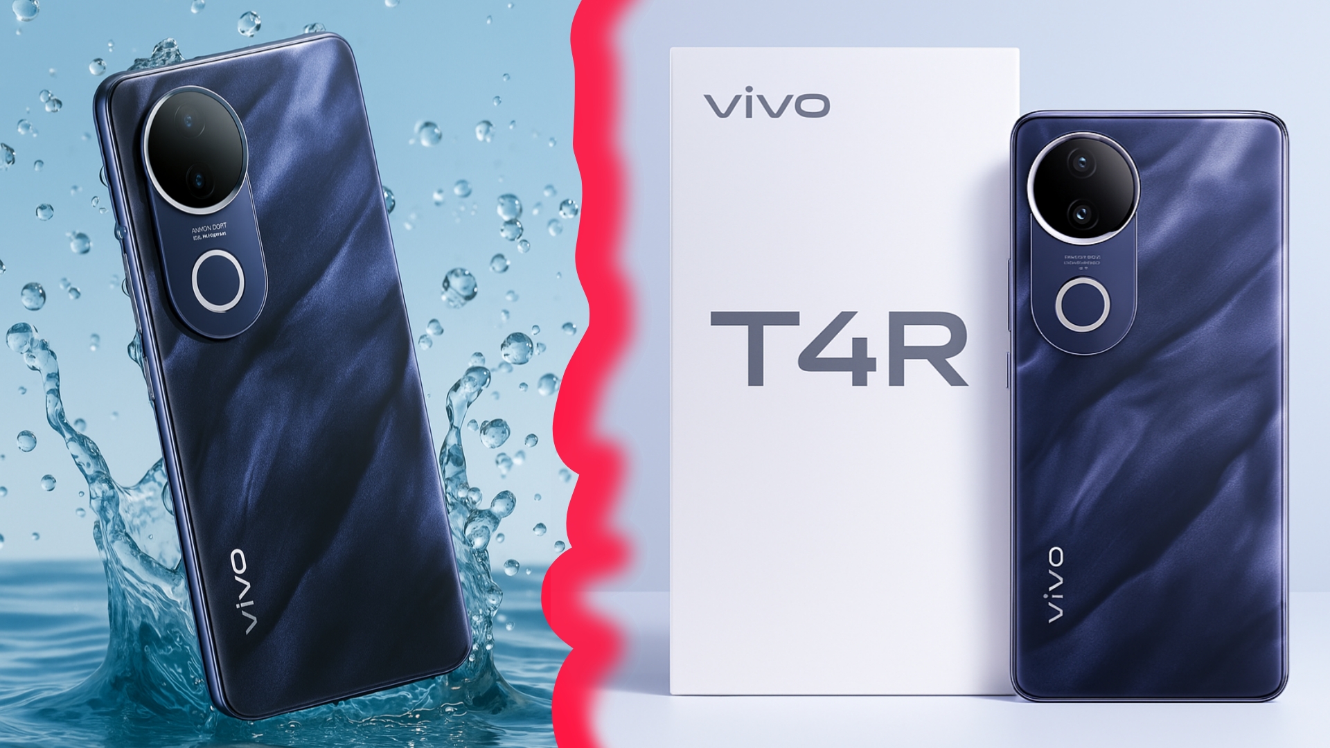 Vivo T4R Smartphone front and back design 2025