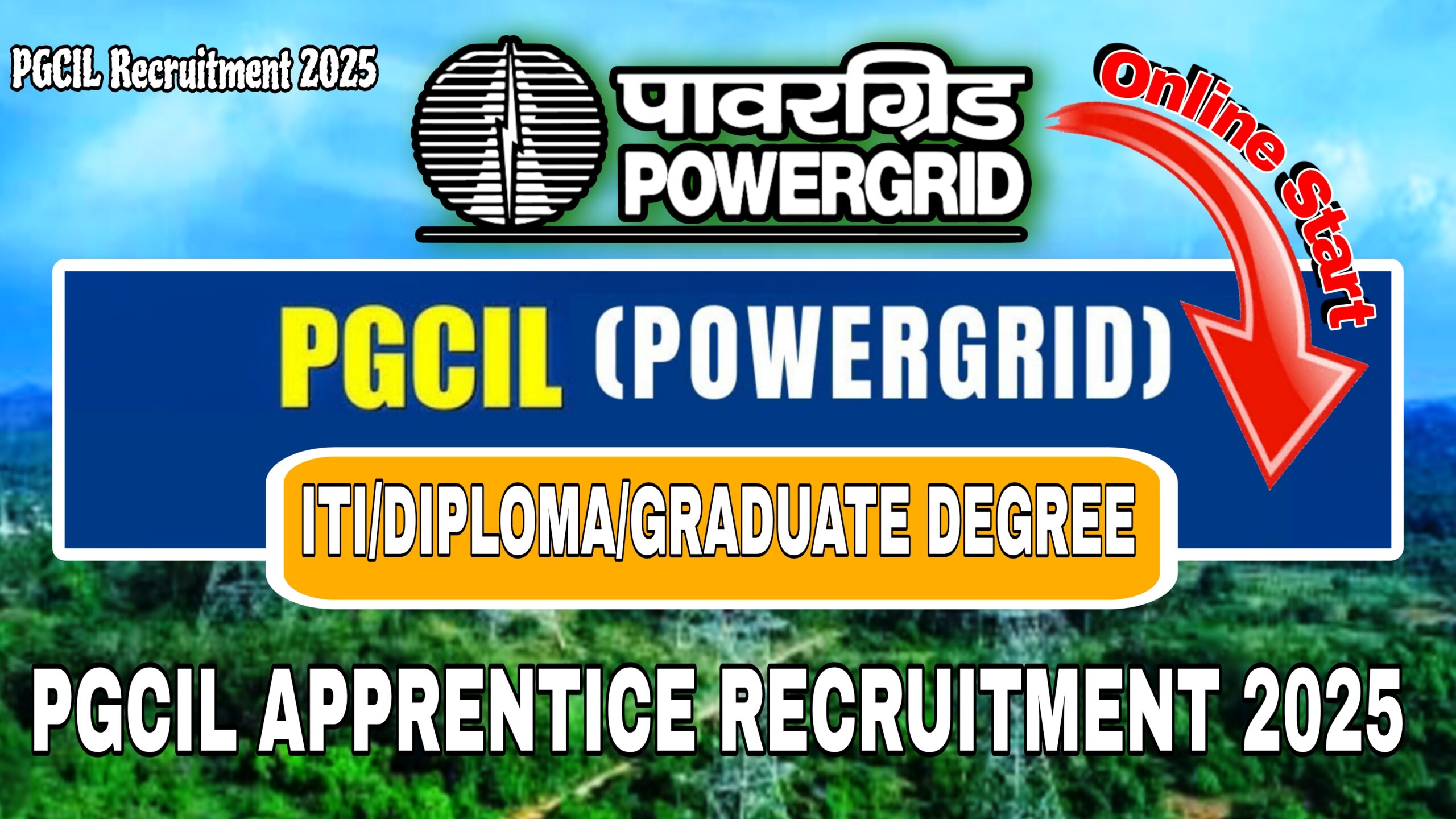 PGCIL Recruitment 2025: ITI, Diploma और Degree धारकों के लिए Apprentice पदों पर ऑनलाइन आवेदन करें, योग्यता और स्टाइपेंड देखें।