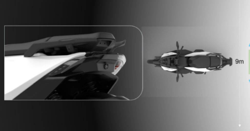 Keeway EZI Hypevolt Rear Camera and Advanced Safety Technology