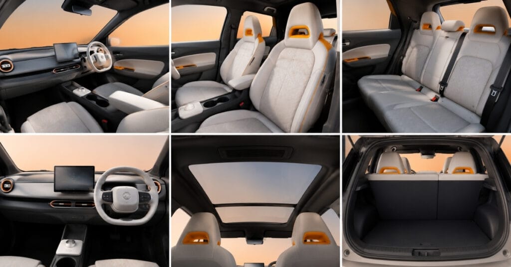 MG GO Electric Car Interior Features 2026