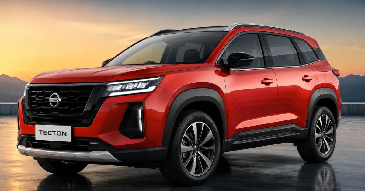Nissan Tecton SUV Front View – Premium Design & 5-Star Bharat NCAP Safety