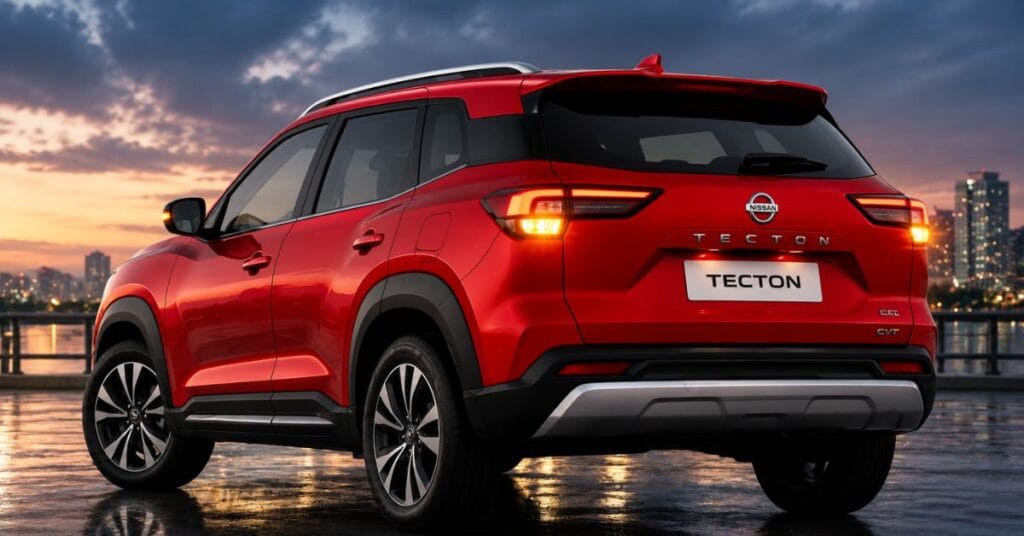 Nissan Tecton SUV Rear View with LED Indicator ON